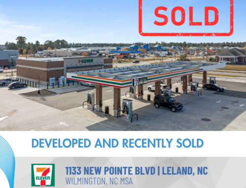 TWIN RIVERS CAPITAL ANNOUNCES SALE  OF NEWLY DEVELOPED 7-ELEVEN IN WILMINGTON, NC MSA